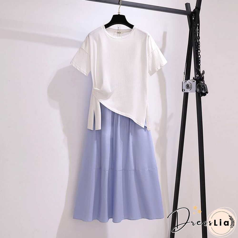 Casual Solid Color Two-Piece Set P10615