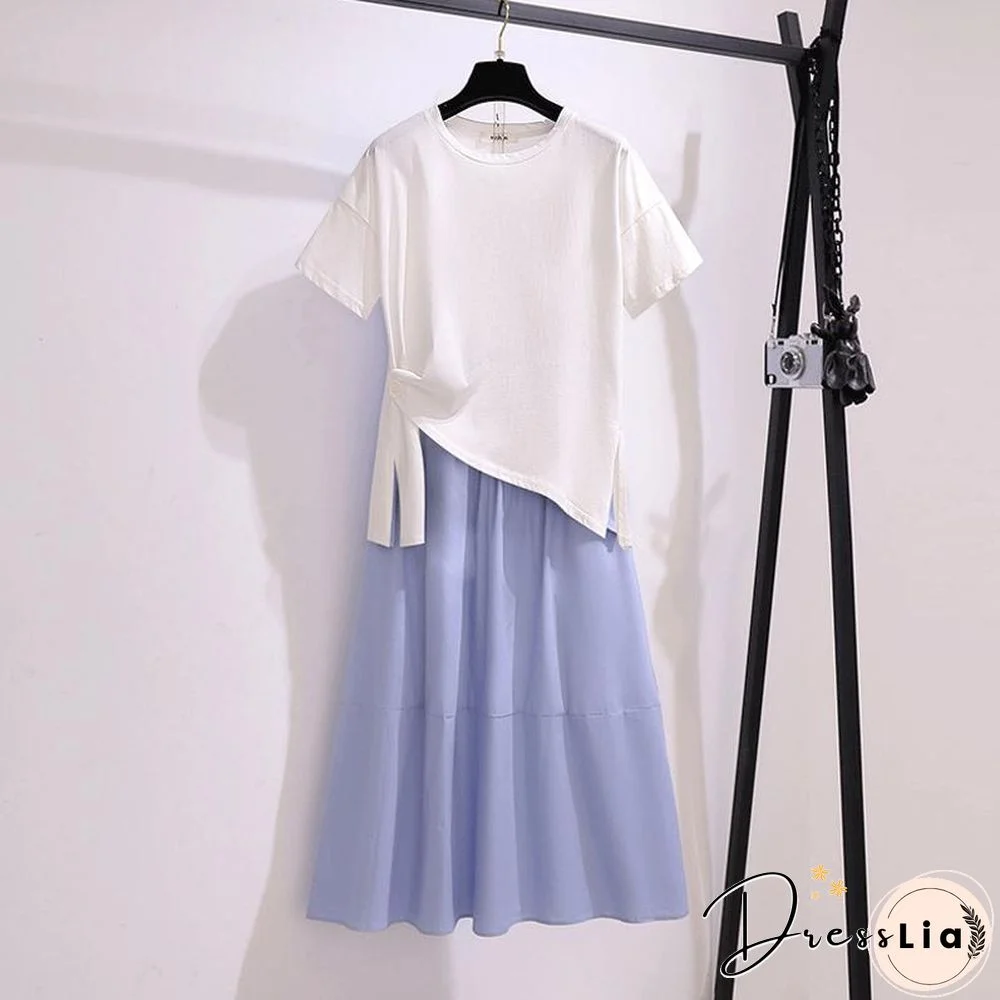 Casual Solid Color Two-Piece Set P10615