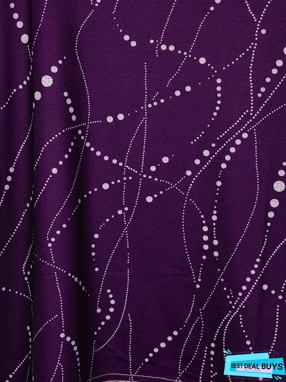 Cotton-Blend Half Sleeve Tunic Top