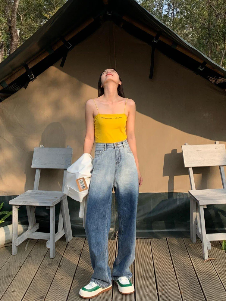 Korean Fashion Loose drape jeans TK116