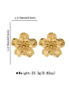 Flower Shape Drop Earrings