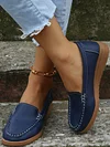 Plain Color Casual Loafers Flats