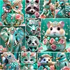 (Multi-Style)Animal-Full Round Diamond Painting 30*30CM