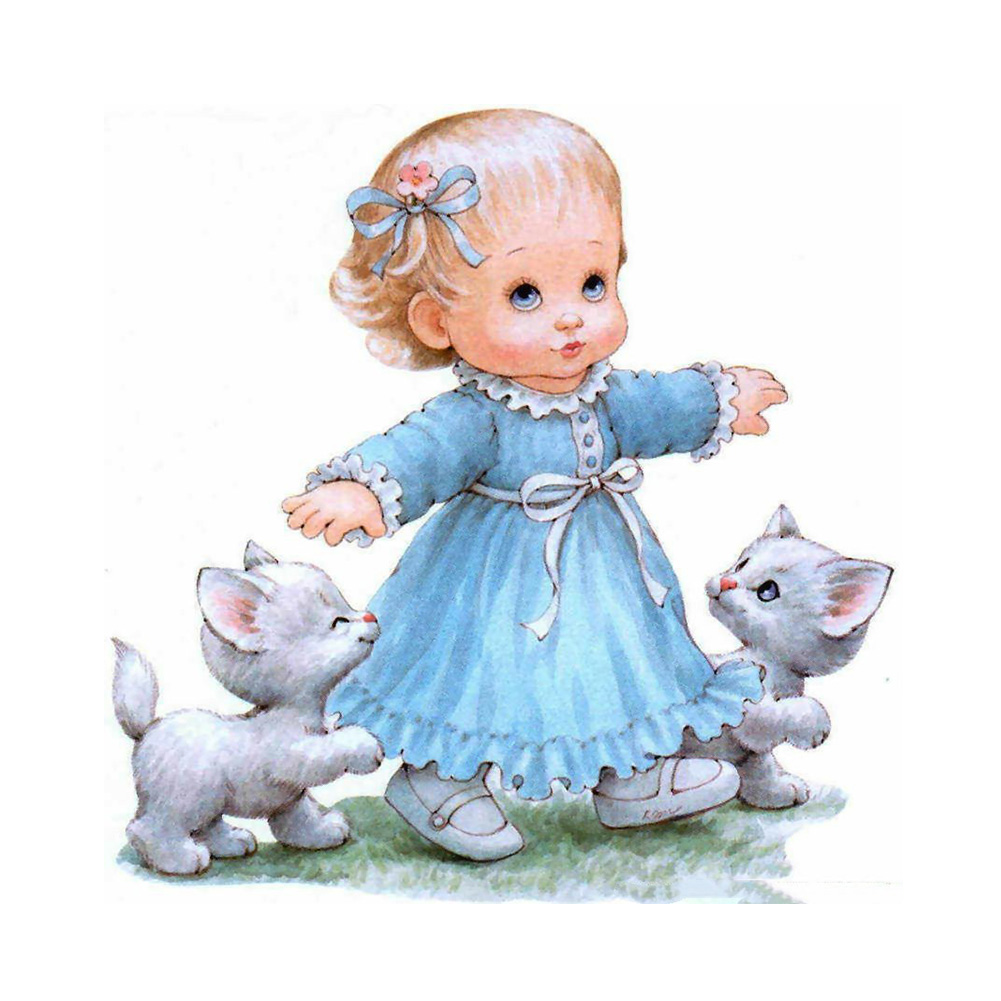 

Baby Girl - Round Drill Diamond Painting - 40*40CM, 501 Original