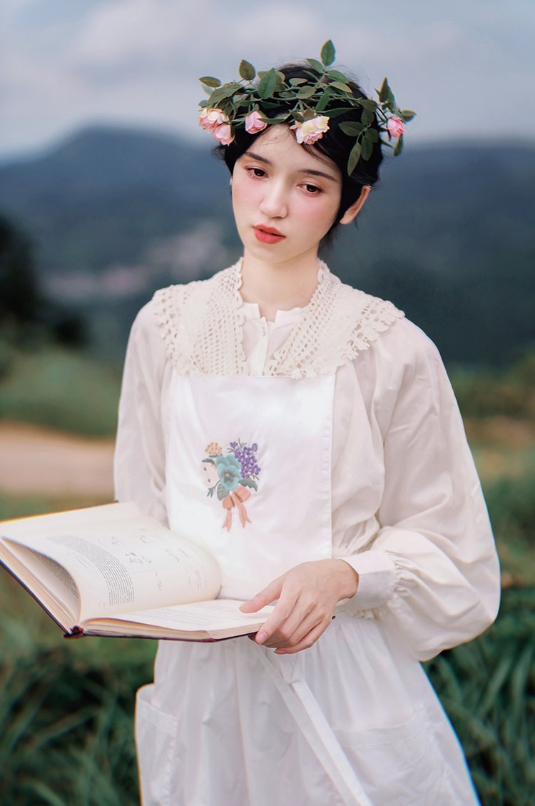 Farm Core Cottagecore Apron Dress