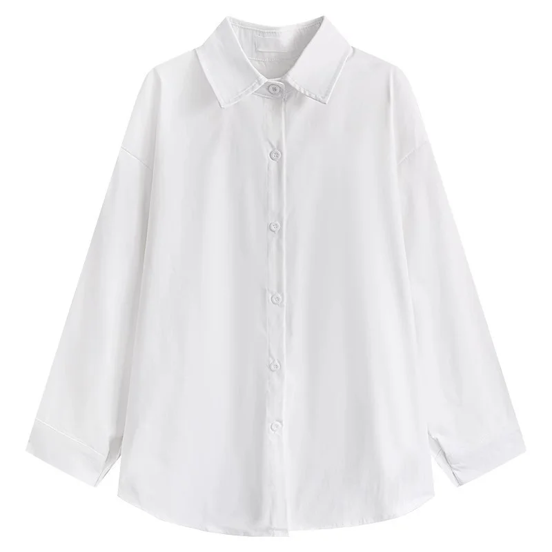 Uveng Uveng Shirt Autumn Dress Women's New Coat Long-Sleeved French Small Shirt Loose Folded Interior Design Jacket
