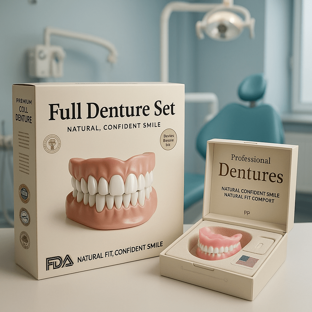 🦷Advanced Customized Full Denture Set🦷  (🔥10,000+ Sold In Last 30 Day)