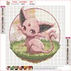 Pokemon Eevee - Rundbohrer Diamant Malerei - 30*30CM