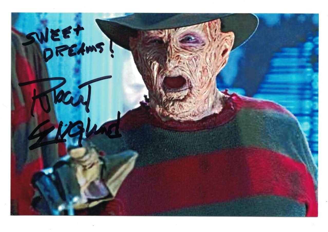 Robert Englund Signed Autographed 4 x 6 Photo Poster painting Actor Freddy Krueger Elm Street