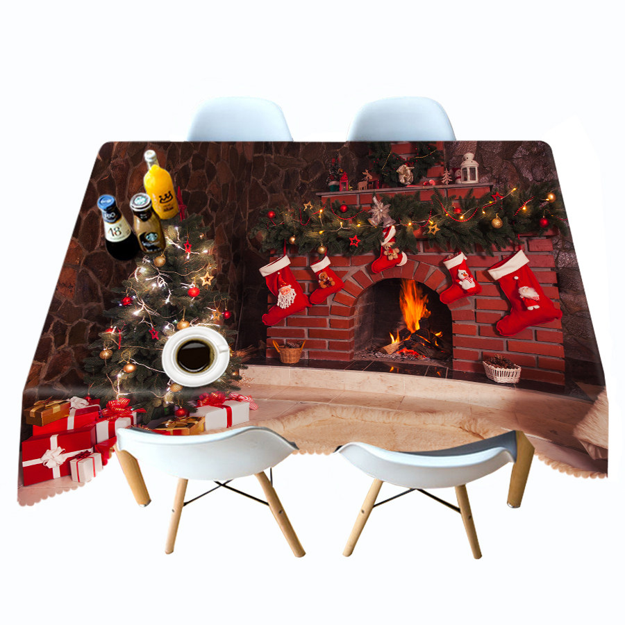 

Christmas - 3D Tablecloth, 140*140cm, 501 Original