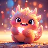 >SALE<5D DIY Full Round Drill Diamond Painting Love Pink Dragon Kit Home Decor 30x30cm