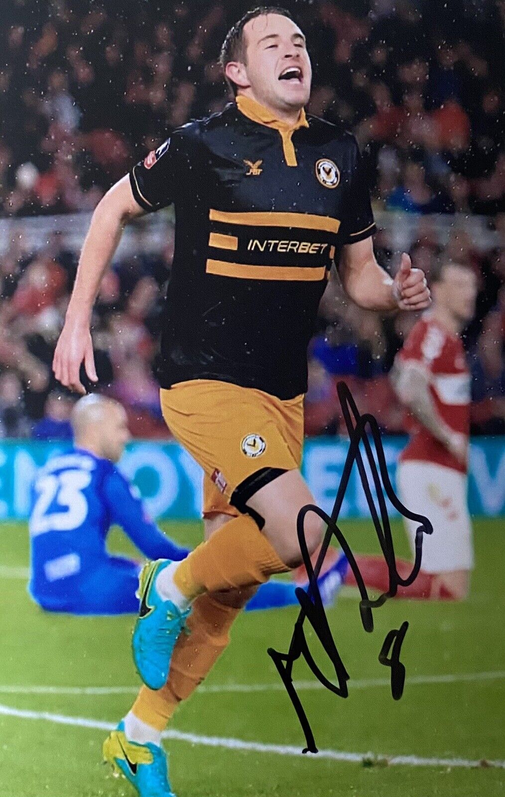 Matthew Dolan Genuine Hand Signed Newport County 6X4 Photo Poster painting 2