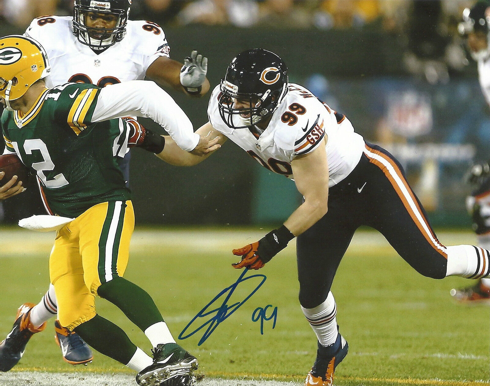 SHEA MCCLELLIN CHICAGO BEARS SIGNED 8X10 PICTURE 2