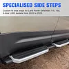 [US Local Warehouse] For 2020-2024 Land Rover Defender Running Boards Side Step Bars High Load-Bearing Car Nerf Bars Auto Repairing Accessories