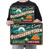 Camp Quitcherbitchen - Vintage Metal Signs - 20*30cm/30*40cm - Warning