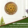 Sunflower DIY Diamond Painting Hanging Pendants Acrylic Crafts Kit for Home Wall Decor