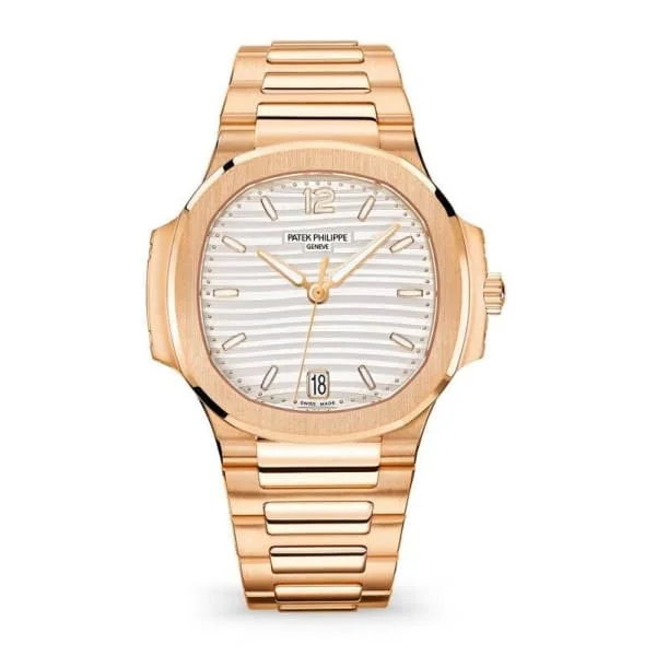 Patek Philippe Nautilus Rose Gold 7118-1R-001 with Silvery Opaline dial