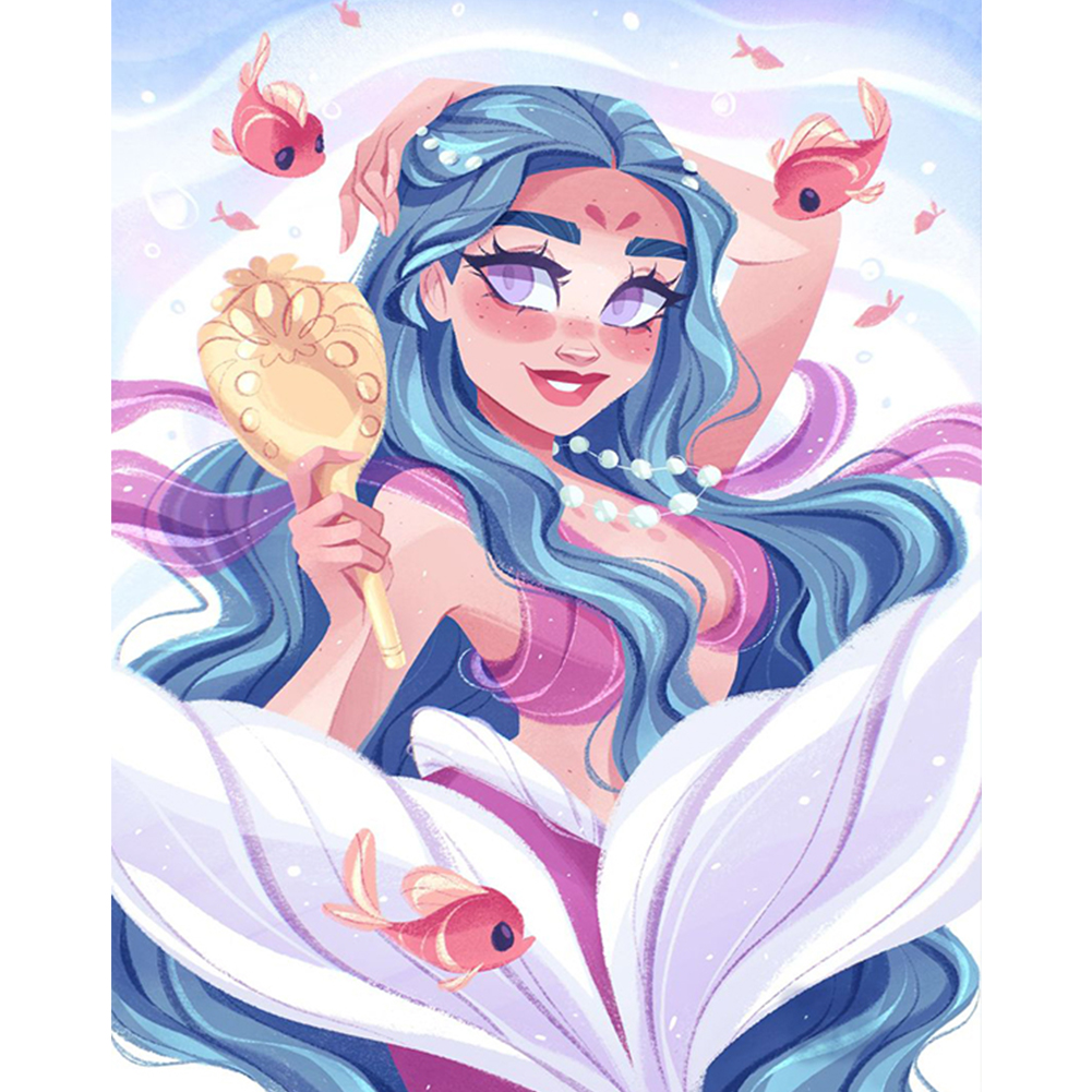 

Mermaid - Round Drill Diamond Painting - 30*40CM, 501 Original