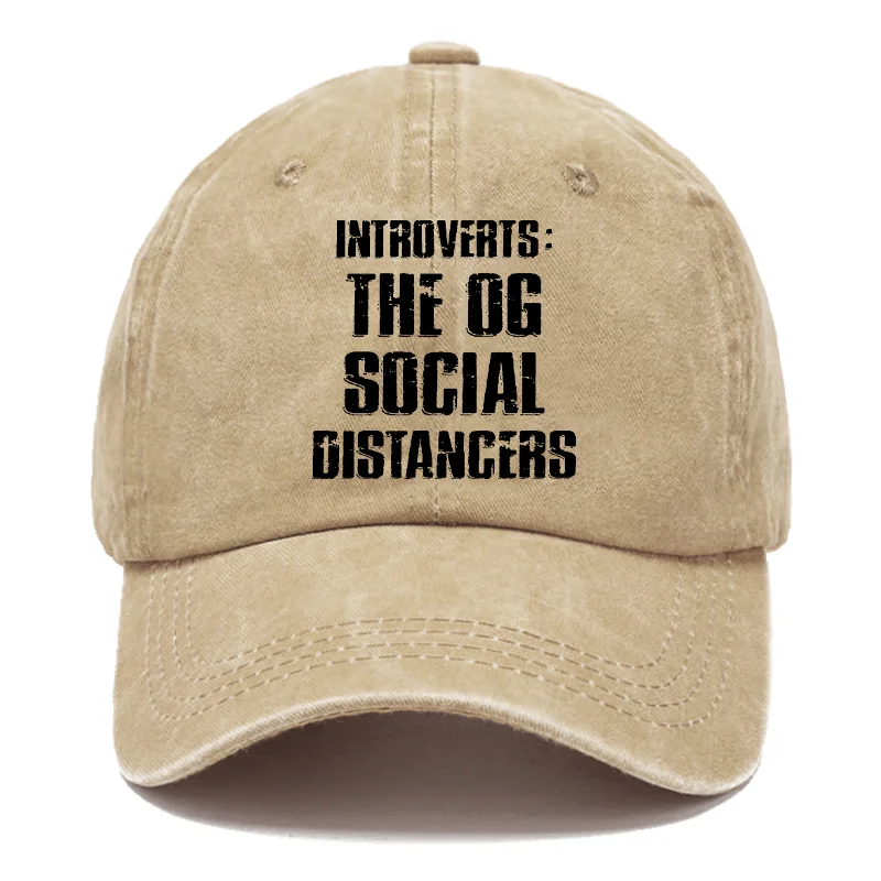 Introverts: The Og Social Gistancers Funny Sarcastic Hats ctolen