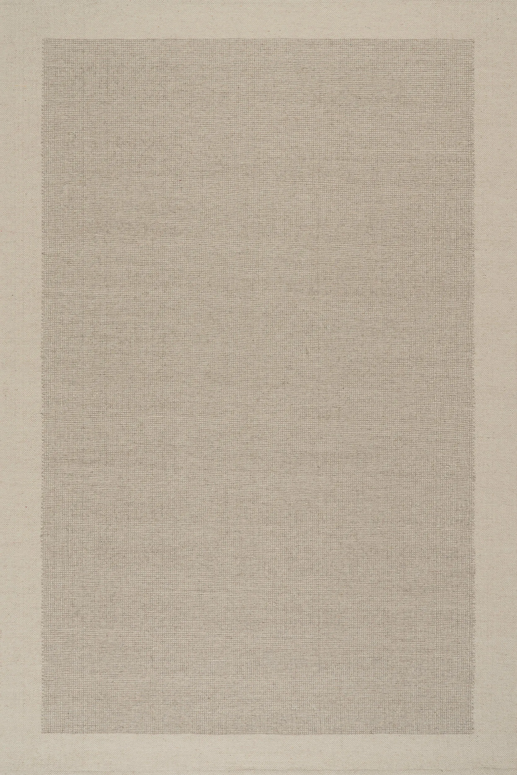Wool Zhan Rug Zenya Hand Woven Wool Rug | Ivory