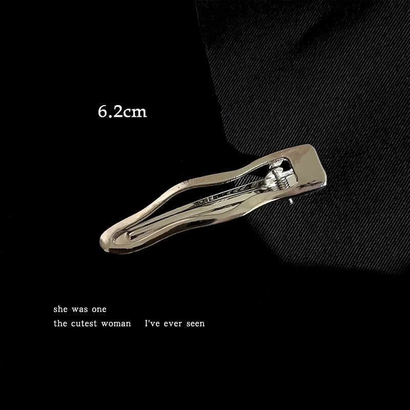 Casual Minimalist Women’s Star Solid Color Alloy Metal Hollow Out Hair Clip Hairpin Hair Claws