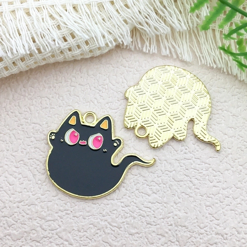 1 Piece 16*24mm 20*20mm 20 * 21mm Alloy Pumpkin Cat Bat Pendant Jewelry Accessories