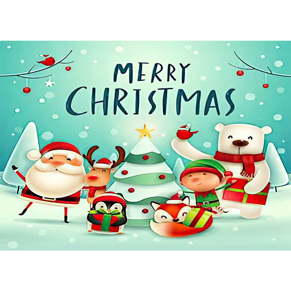 

Christmas - Round Drill Diamond Painting - 40*30CM, 501 Original
