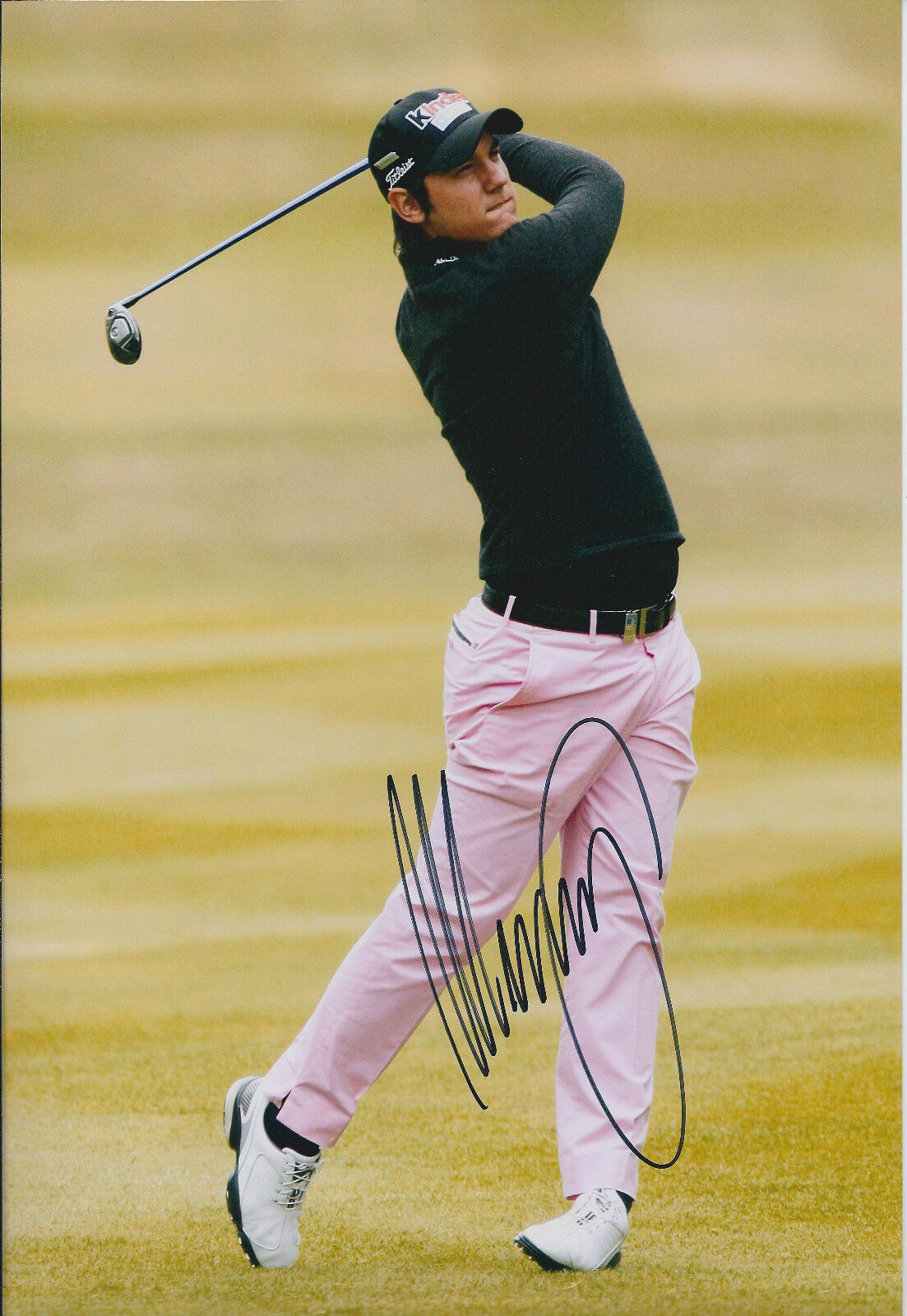 Matteo MANASSERO HAND SIGNED Autograph 12x8 Photo Poster painting AFTAL COA Italian GOLF