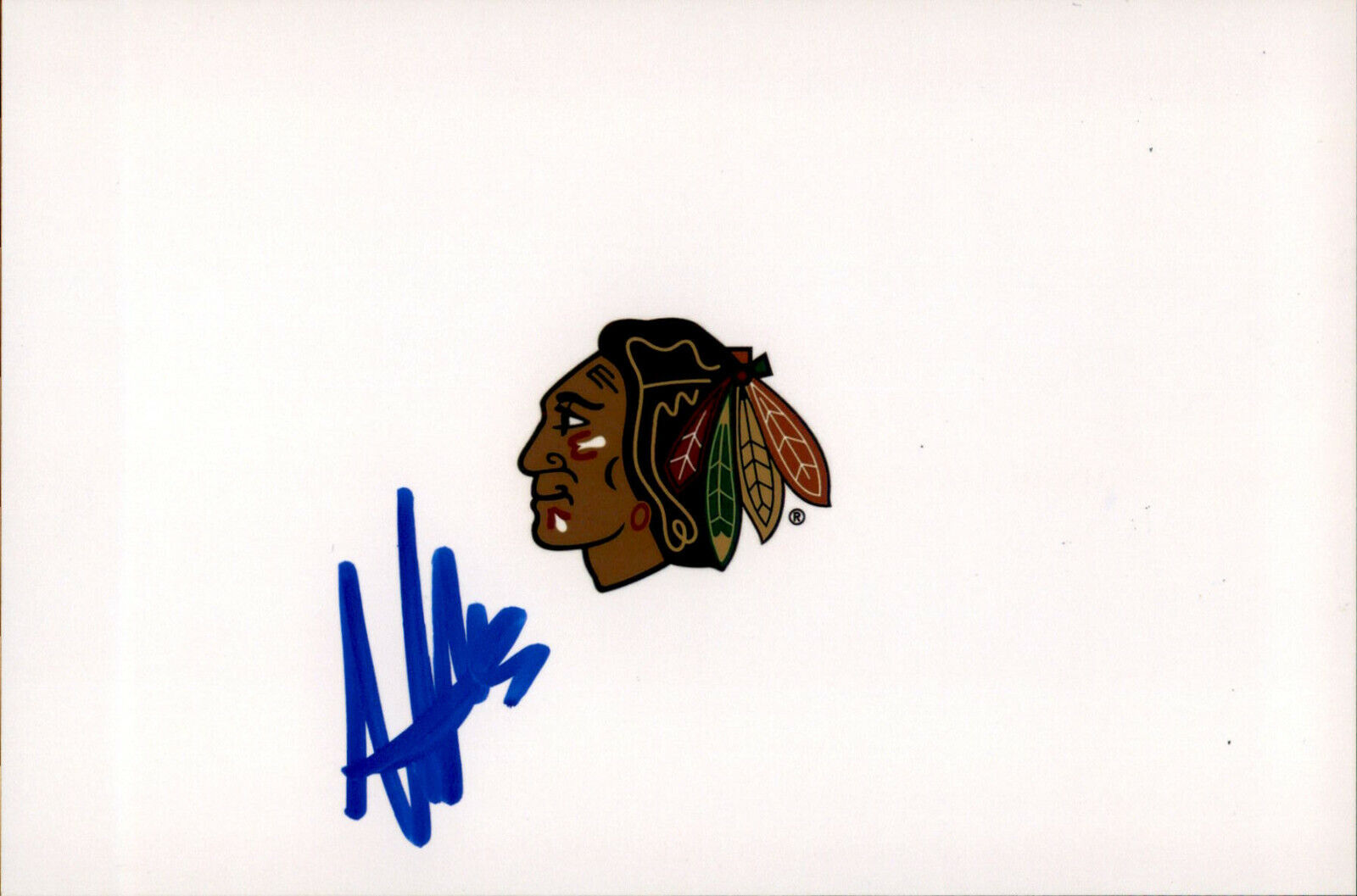 Alex Vlasic SIGNED autographed 4x6 Photo Poster painting CHICAGO BLACKHAWKS #4