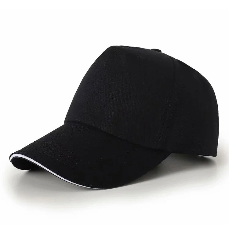 unisex OEM DIY 5 panel baseabll cap with logo Adult curved visor hat Custom snapback hats Embroidery print logo