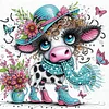 Diamond Painting-DIY Crystal Rhinestone Dairy Cow