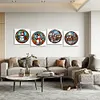 4pcs Diamond Painting -DIY Round Drill Snowman Snowhouse