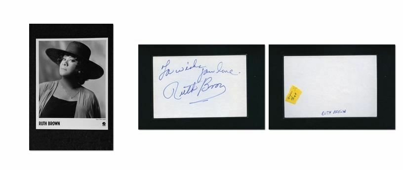 Ruth Brown - Signed Autograph and Headshot Photo Poster painting set - Queen of R&B