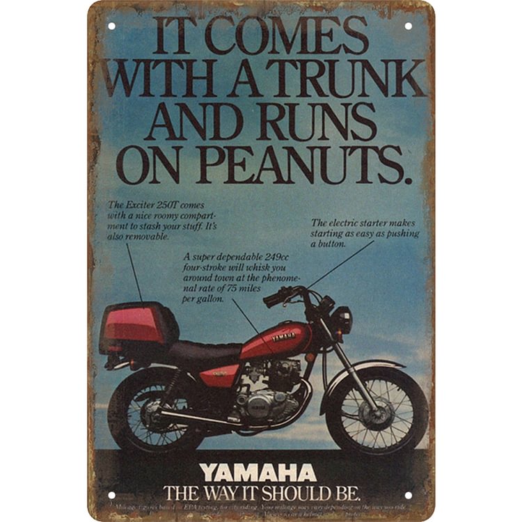 Yamaha Yamaha Motorcycle - Vintage Tin Signs/Wooden Signs - 8*12Inch/12*16Inch