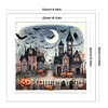 (Multi-Style) Halloween House-11CT Stamped Cross Stitch 50*50cm/19.69*19.69in