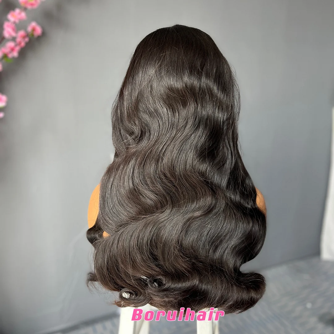 Body Wave SDD Double Drawn 250% Density 5X5/13X4 HD lace & Transparent Lace Wig 