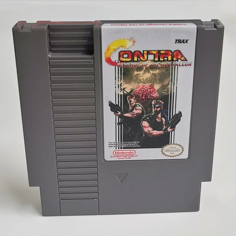 Contra Revenge of the Red Falcon For Nintendo NES - 8 Bit Game Cartridge