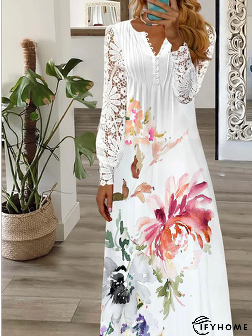 Loose Floral Casual Dress | IFYHOME