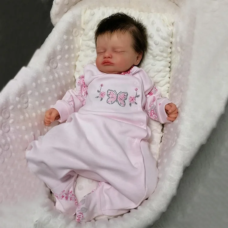  [Heartbeat💖 & Sound🔊] 20" Reborn Newborn Cloth Body Doll Girl Named Grede,Best Gift for Children - Reborndollsshop®-Reborndollsshop