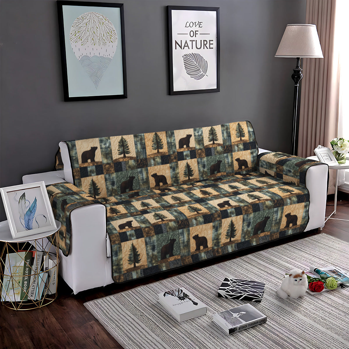 Alpine Meadow Quilted Sofa Cover NCU0PT990 everthome