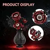 Gothic Floral Flower Model Set Eye-Catching Table Centerpiece Horror Skeleton Bouquet Building Set for Adults Kids Holiday Birthday Gift (Eyeball Flower)