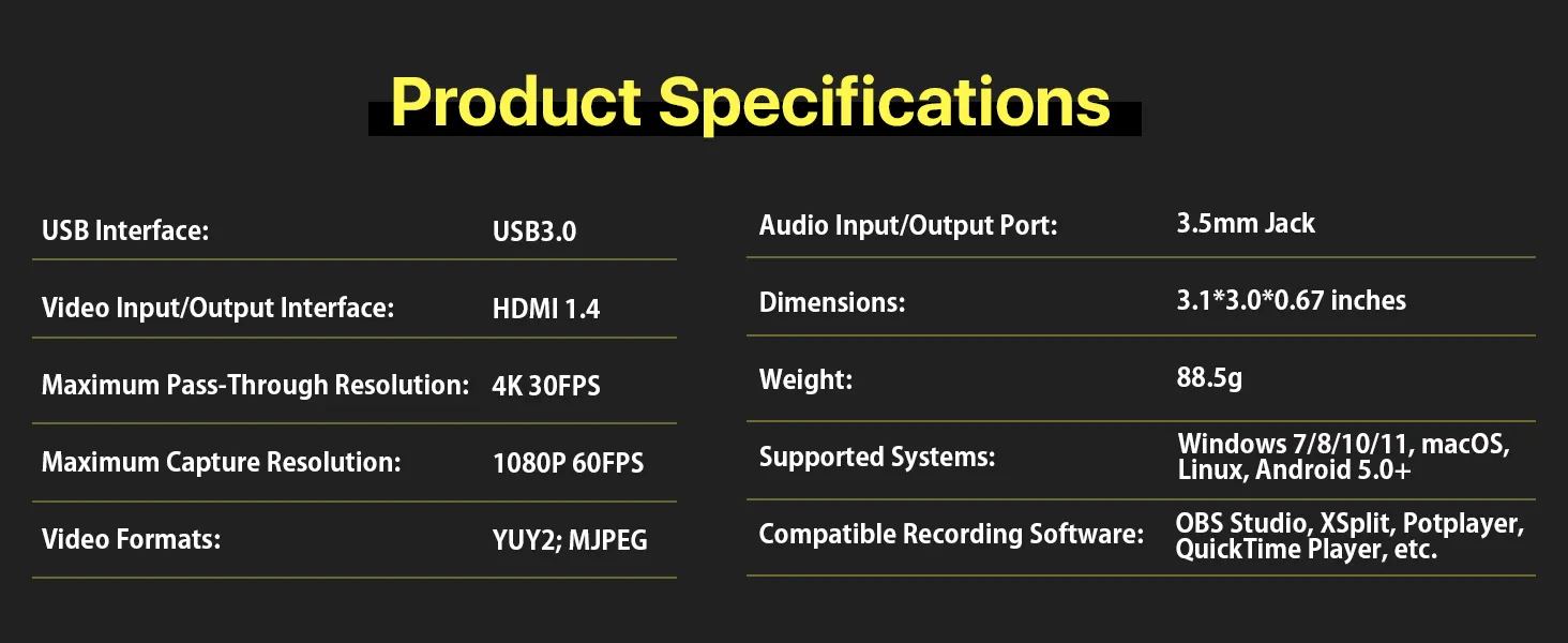 HDMI Capture Card
