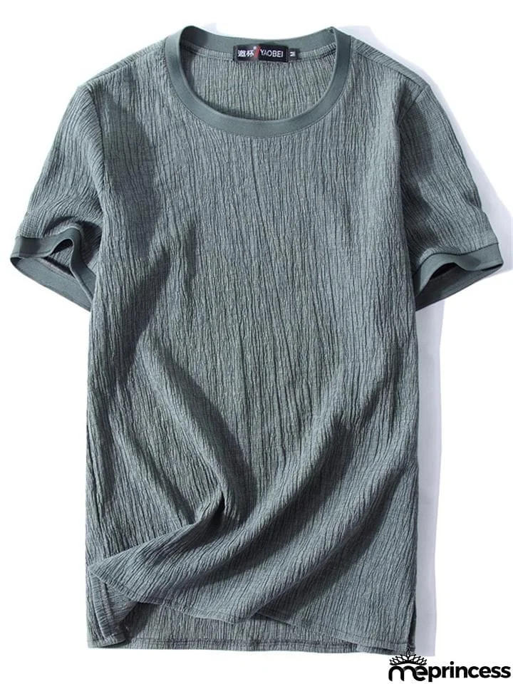 Oversize Comfy Two-Piece Outfit Solid Color T-Shirts + Drawstring Shorts