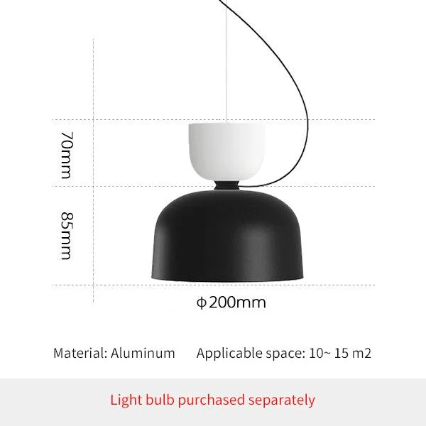 Nordic Colorful LED Pendant Lights Lighting Denmark Designer Macaron Dinning Room Bar Pendant Lamp Kitchen Restaurant HangLamp