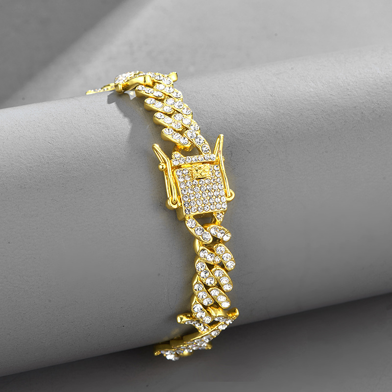 Trendy Thorn Diamond Cuban Bracelet - SOPULA