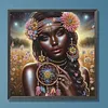 Dreamcatcher Black Beauty Special Shaped 5D DIY Partial Drill Diamond Art Kit 30x30cm Diamonds Dots Gem Art Kits for Adults Home Decor