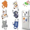 (US Local)6Pcs Acrylic Runaway Cat Diamond Art Refrigerator Magnets Sticker for Beginners
