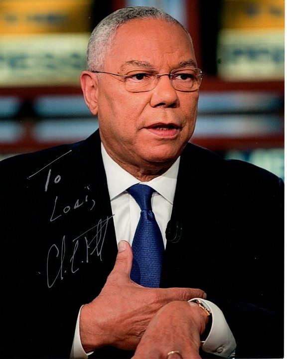 COLIN POWELL Autographed Signed Photo Poster paintinggraph - To Lori