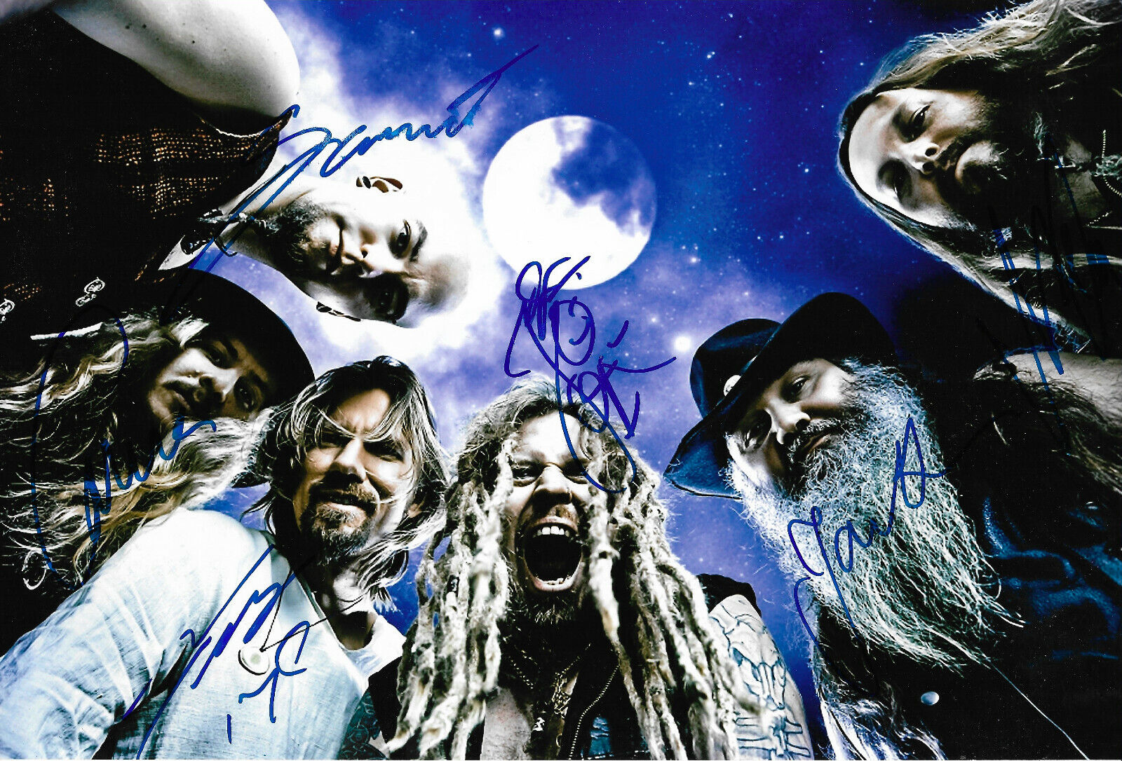 Korpiklaani full signed 8x12 inch Photo Poster painting autographs