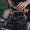 1.3L Outdoor Camping Kettle with Handle Anti-Slip Pot Tourist Cookware Supplies